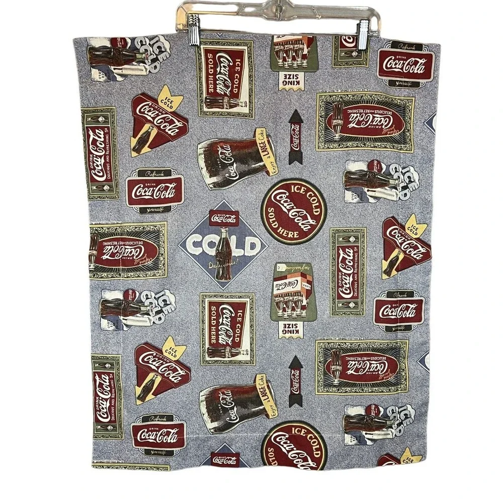 Vintage Coca Cola Coke King Size Pillow Case Sham‎ 30” X 24” Made In Canada